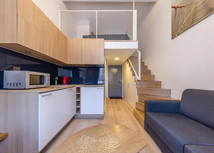 Small Cozy Two-Level Apartments 9